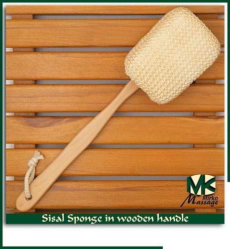 Sisal Sponge in wooden handle          
Click to window close